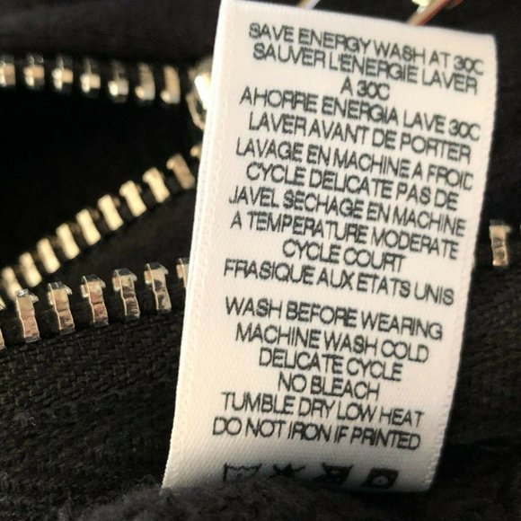 Soul Cycle Gregory Siff Womens Small Black Warrior Graphic Zipper Sweatshirt Top - Picture 12 of 12